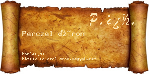 Perczel Áron névjegykártya
